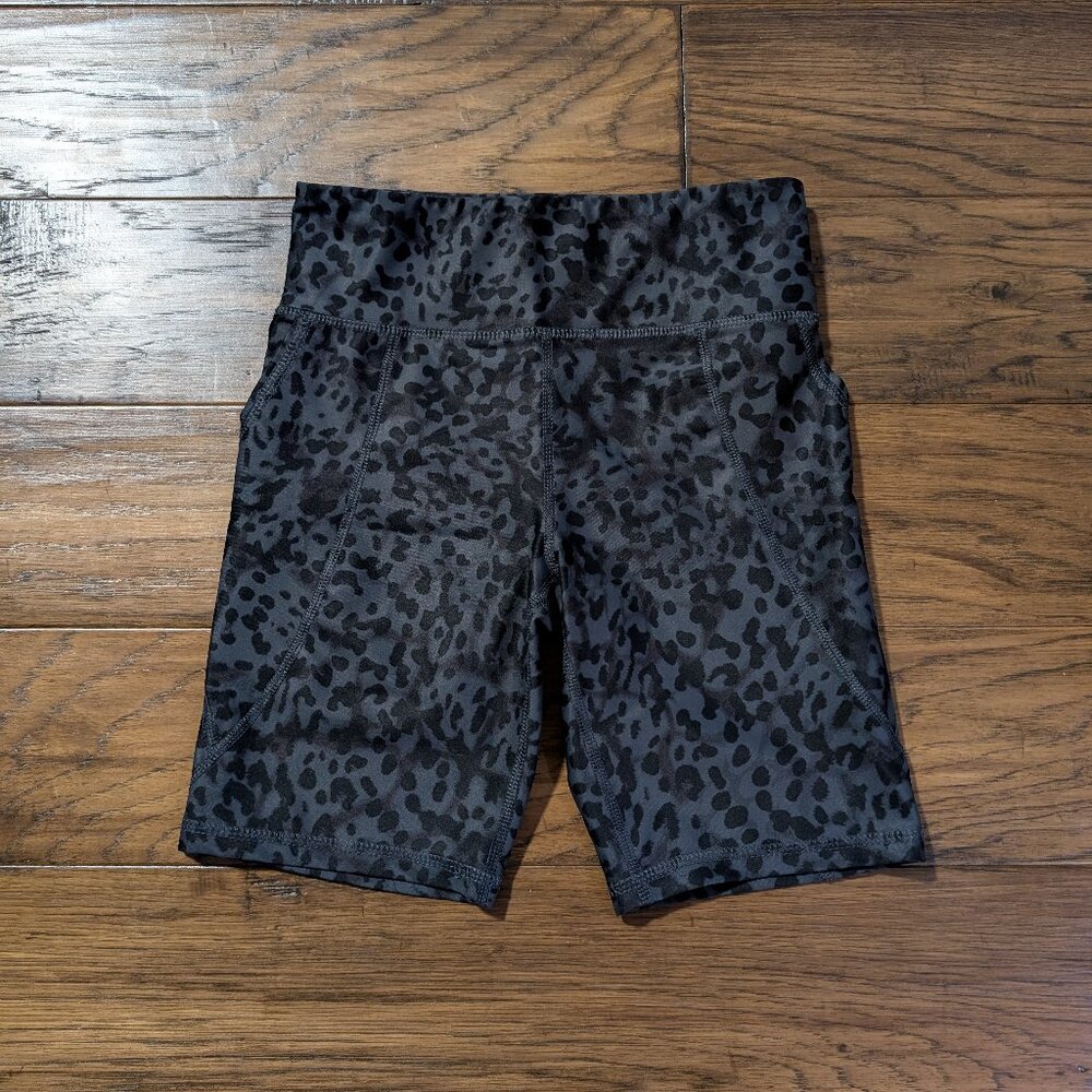 Old Navy kids PowerSoft bike shorts high waist pockets size large 10-12